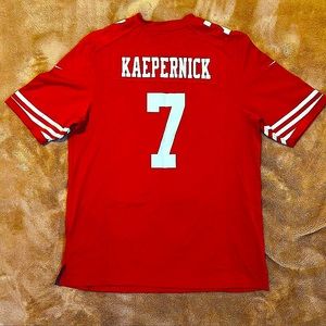 Colin Kaepernick #7 NFL SF 49ers Red Jersey (L)